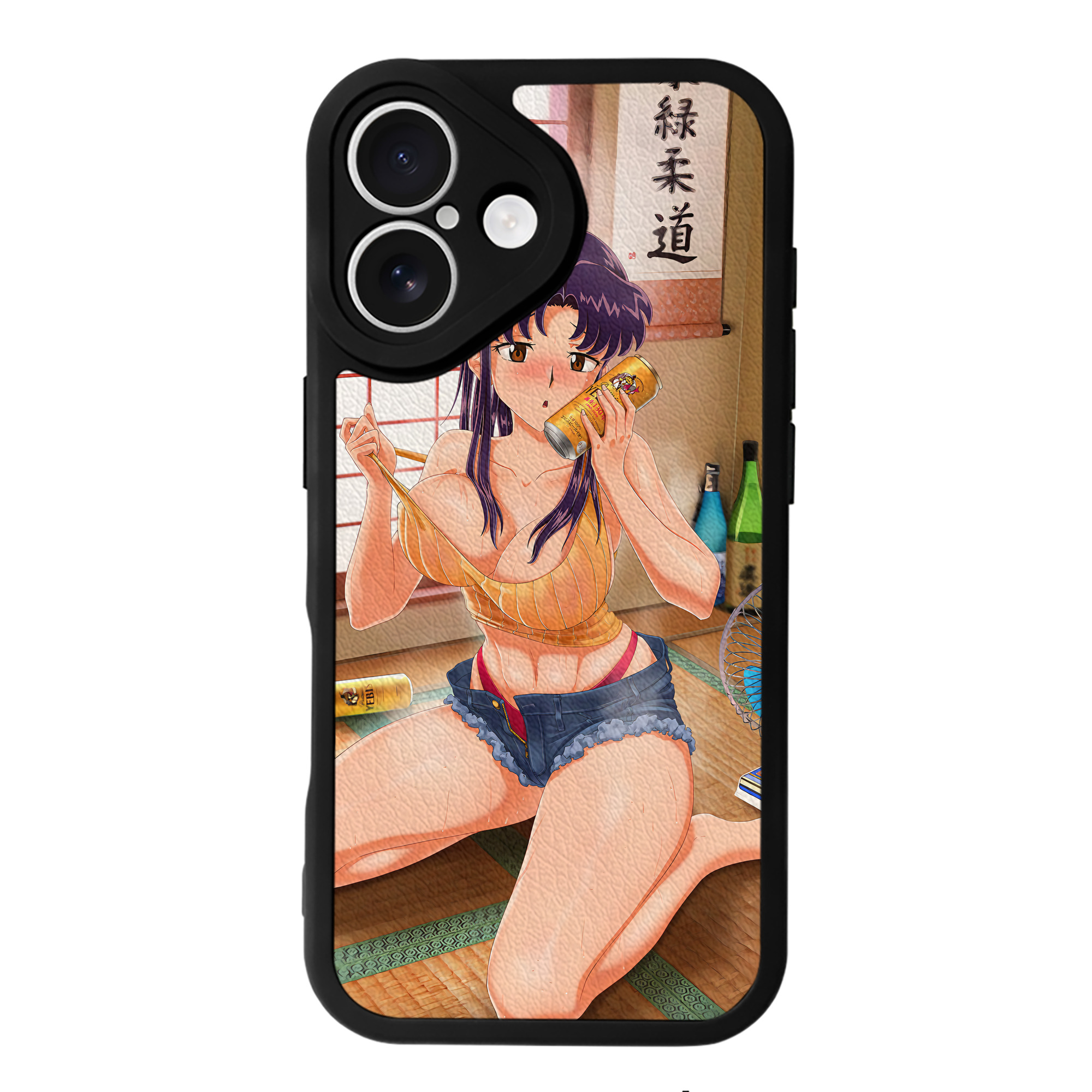 （画像用） EVA 新世紀エヴァンゲリオン 【iPhone 16シリーズ対応】シリコンスマホケース（レザー調） 材質：シリコン